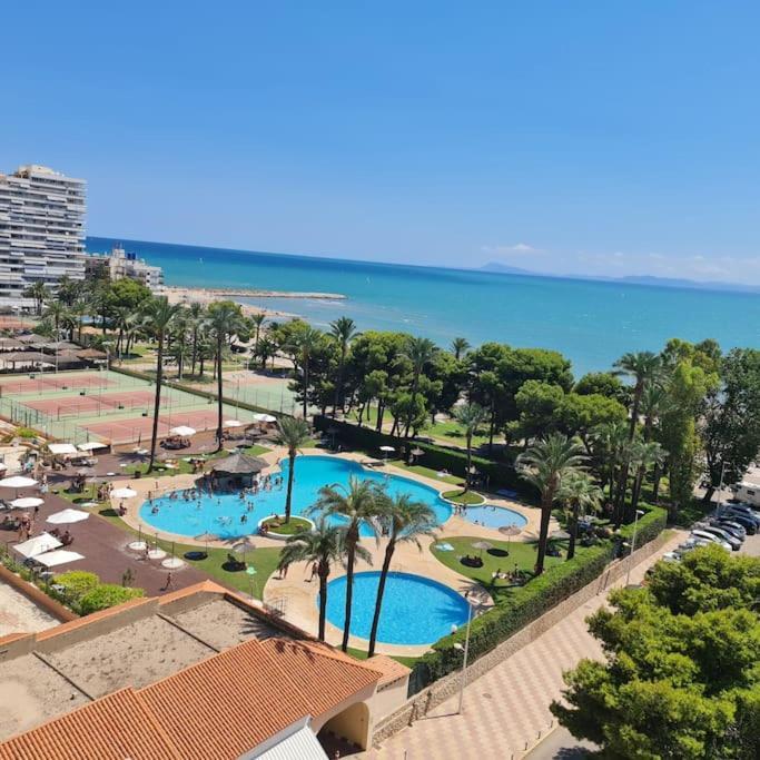 Precioso Apartamento En Cullera, Con Piscina Junto A La Playa Kültér fotó