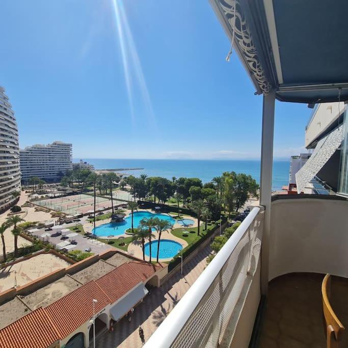 Precioso Apartamento En Cullera, Con Piscina Junto A La Playa Kültér fotó